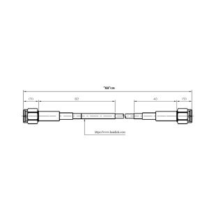 HS-SMAM To SMAM With RG405 Flex Cable XXcm (18G)_jacket_Web3
